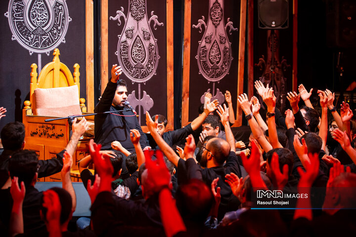 عزاداری دهه اول محرم در مجتمع فرهنگی باران