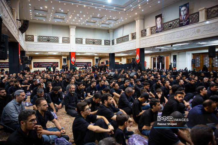 عزاداری دهه اول محرم در مجتمع فرهنگی باران