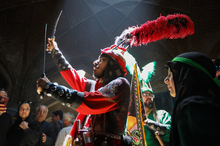 تعزیه سیار در بازار تاریخی اراک