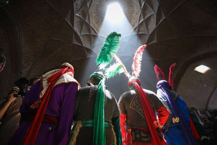 تعزیه سیار در بازار تاریخی اراک