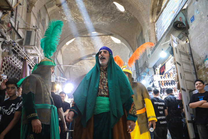 تعزیه سیار در بازار تاریخی اراک