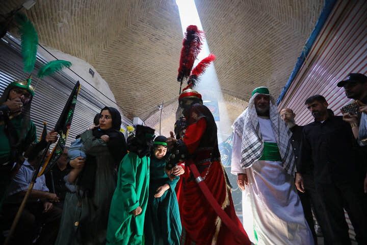 تعزیه سیار در بازار تاریخی اراک