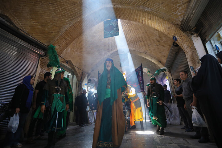 تعزیه سیار در بازار تاریخی اراک