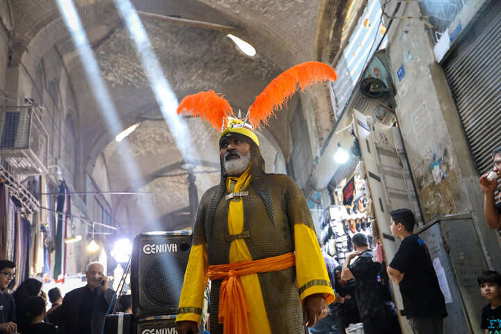 تعزیه سیار در بازار تاریخی اراک