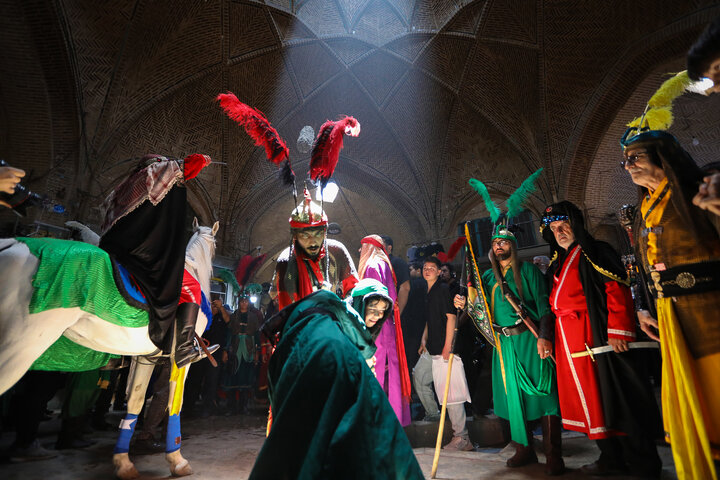 تعزیه سیار در بازار تاریخی اراک