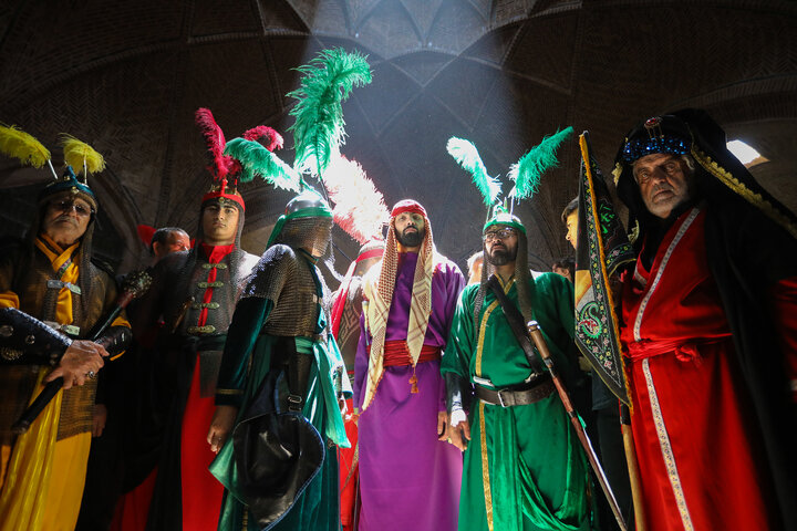 تعزیه سیار در بازار تاریخی اراک