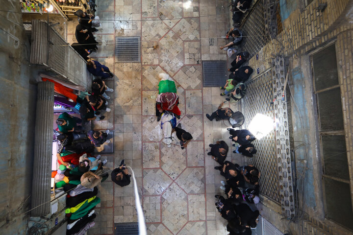 تعزیه سیار در بازار تاریخی اراک