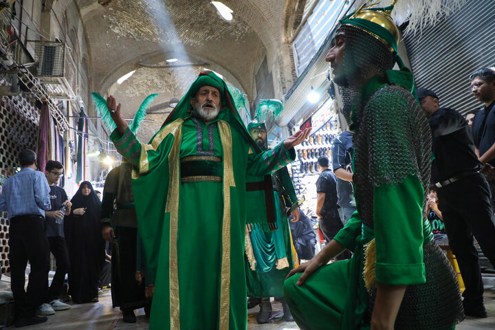 تعزیه سیار در بازار تاریخی اراک