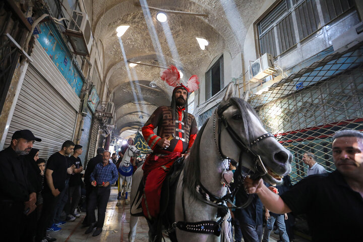 تعزیه سیار در بازار تاریخی اراک