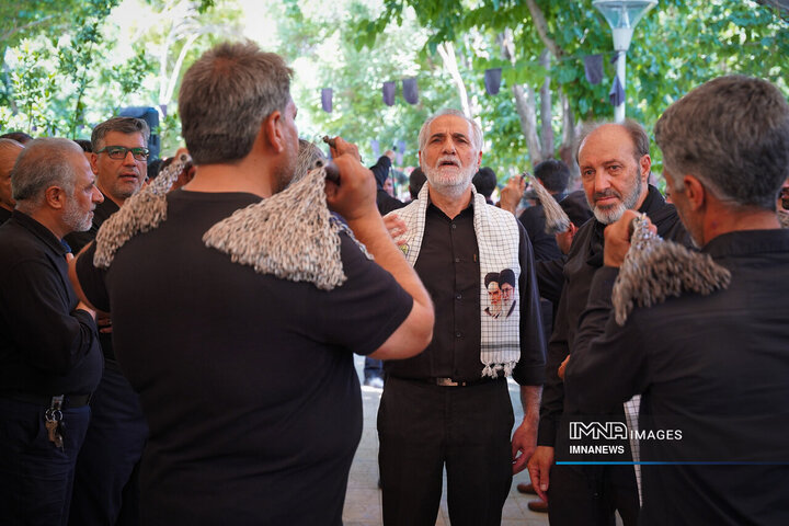 گردهمایی دسته‌های عزاداری خوراسگان در روز تاسوعا