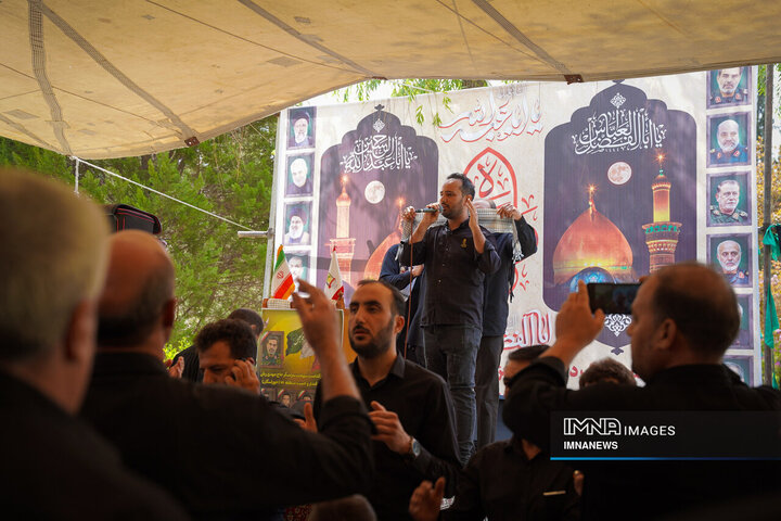 گردهمایی دسته‌های عزاداری خوراسگان در روز تاسوعا