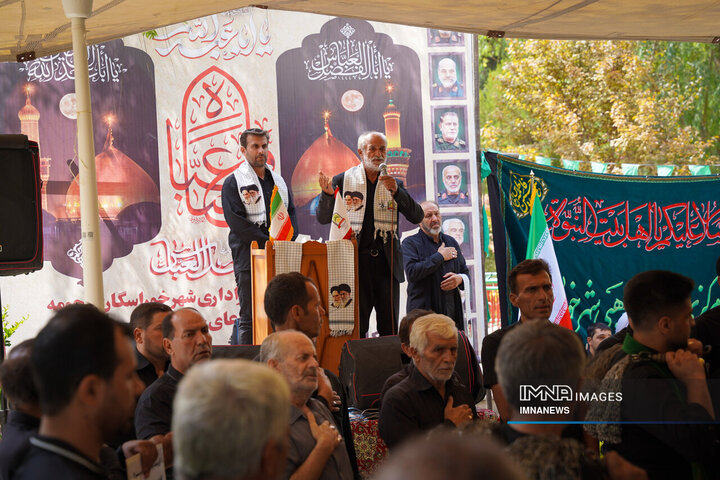 گردهمایی دسته‌های عزاداری خوراسگان در روز تاسوعا