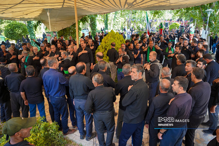 گردهمایی دسته‌های عزاداری خوراسگان در روز تاسوعا