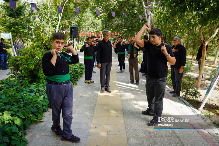 گردهمایی دسته‌های عزاداری خوراسگان در روز تاسوعا