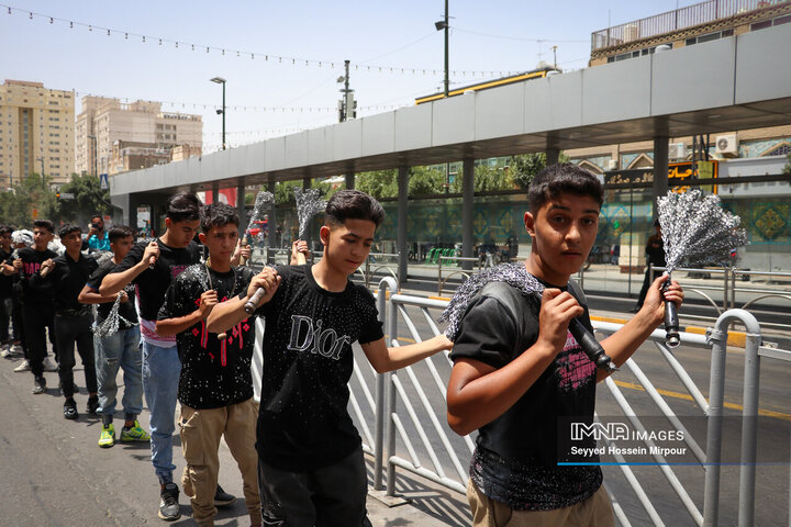 مراسم عزاداری روز تاسوعا در مشهد