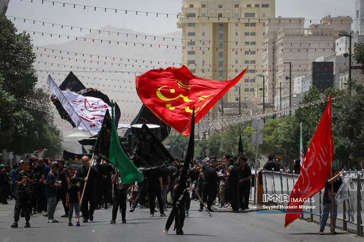 مراسم عزاداری روز تاسوعا در مشهد