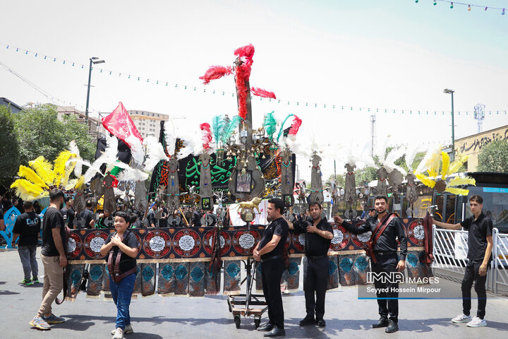مراسم عزاداری روز تاسوعا در مشهد