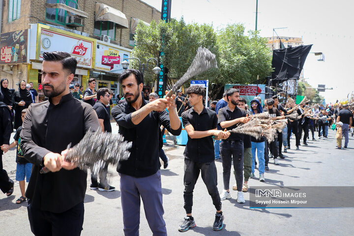 مراسم عزاداری روز تاسوعا در مشهد
