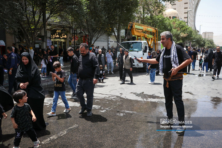 مراسم عزاداری روز تاسوعا در مشهد