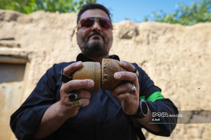 مراسم سنتی چغچغه زنی روستای تاریخی انجدان اراک