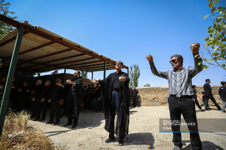 مراسم سنتی چغچغه زنی روستای تاریخی انجدان اراک