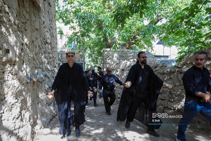 مراسم سنتی چغچغه زنی روستای تاریخی انجدان اراک