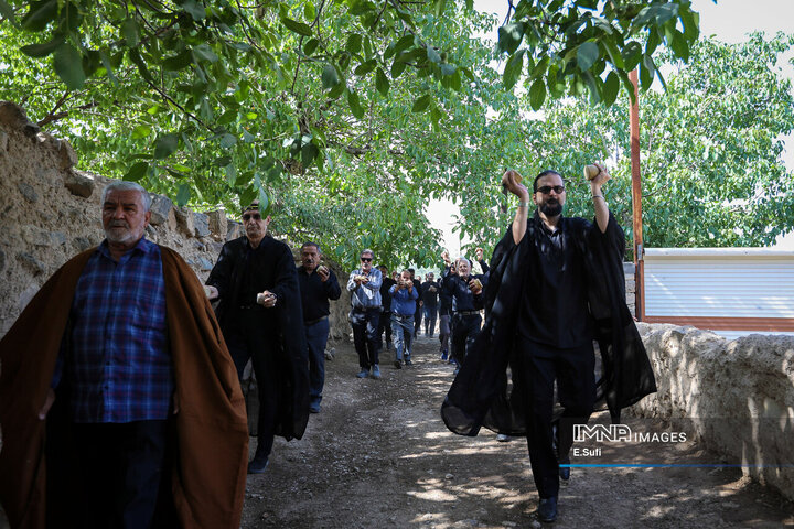 مراسم سنتی چغچغه زنی روستای تاریخی انجدان اراک