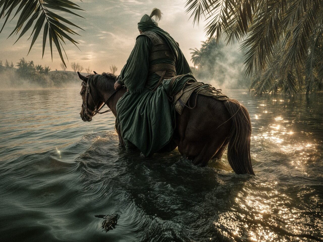 حضرت عباس (ع) در مهر علقمه روز تاسوعا