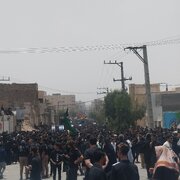 فیلم| عزاداری زاهدانی‌ها در روز عاشورای حسینی
