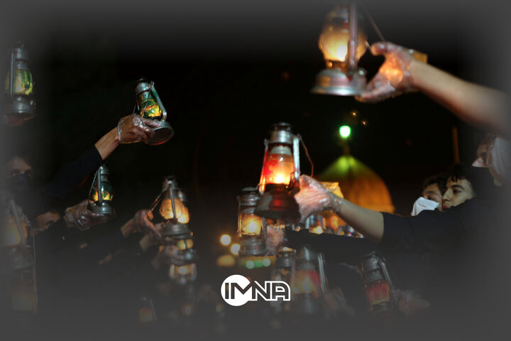 آیین عزاداری شب عاشورای حسینی شهرستان هرند