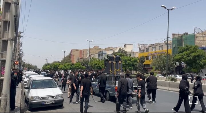 فیلم| ایران کوچک غرق در ماتم حسین