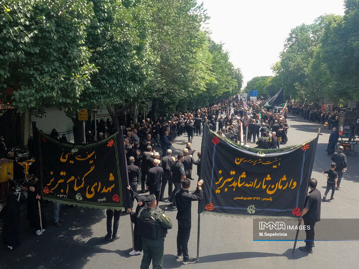 مراسم عزاداری عاشورای حسینی در تبریز