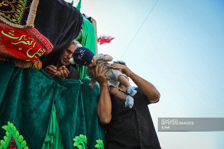 آئین نخل‌گردانی روز عاشورا در خمین