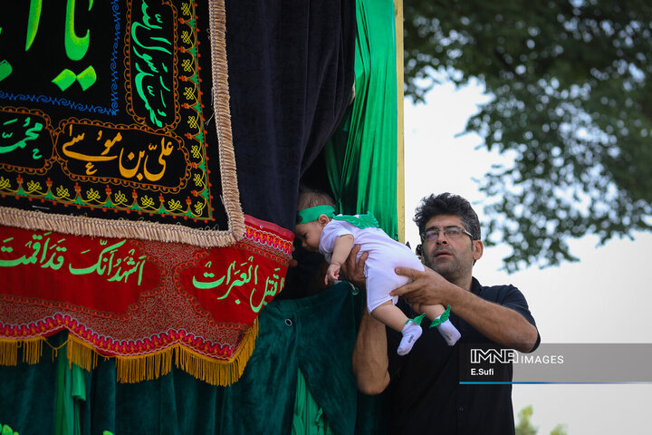 آئین نخل‌گردانی روز عاشورا در خمین