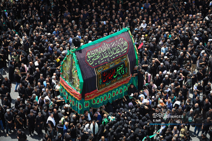 آئین نخل‌گردانی روز عاشورا در خمین