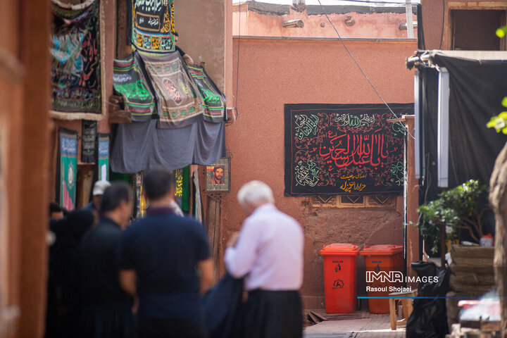 آیین نخل گردانی روز عاشورا در روستای تاریخی ابیانه