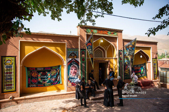 آیین نخل گردانی روز عاشورا در روستای تاریخی ابیانه