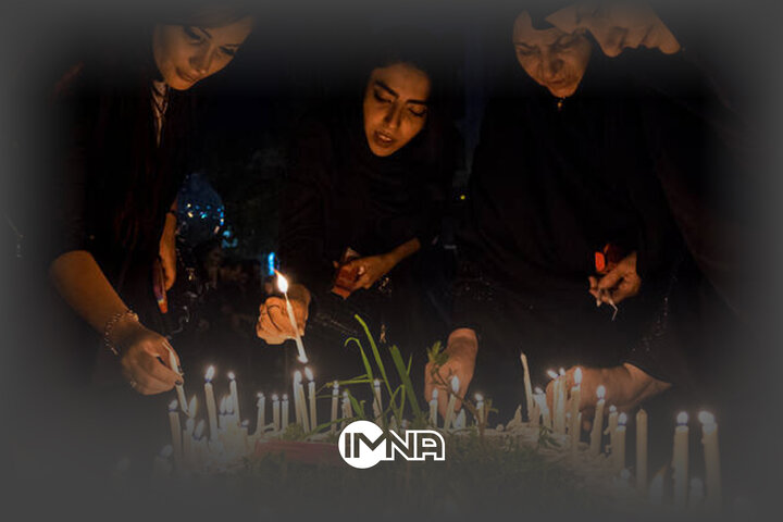 شام غریبان مردم شرق تهران در محل تجاوز رژیم صهیونیستی