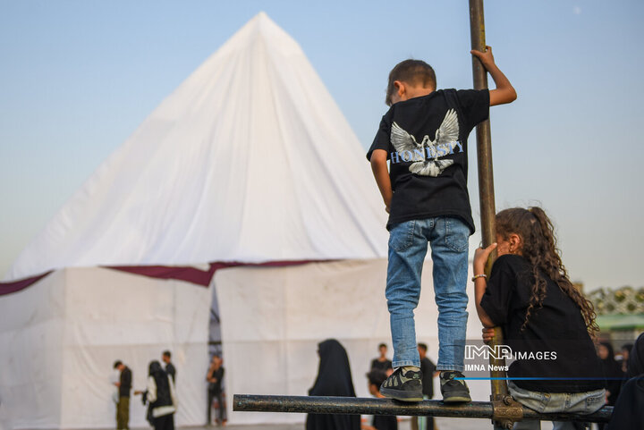 خیمه سوزان میدان امام حسین علیه السلام