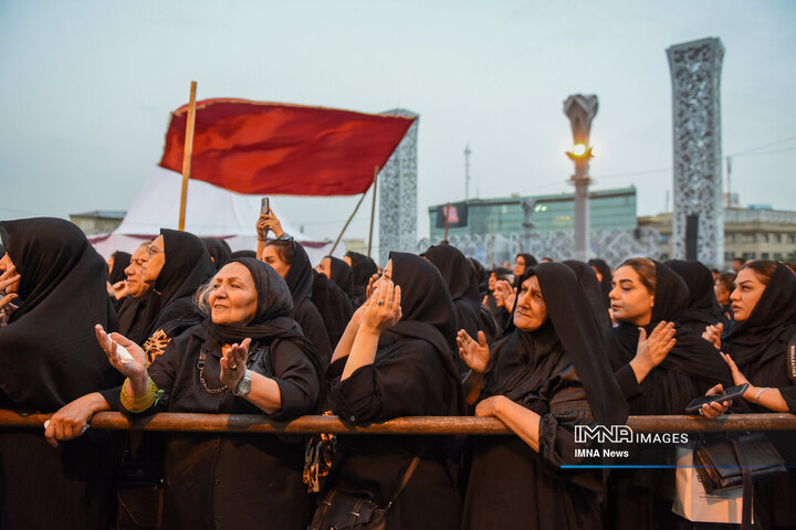 خیمه سوزان میدان امام حسین علیه السلام