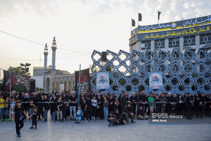 خیمه سوزان میدان امام حسین علیه السلام