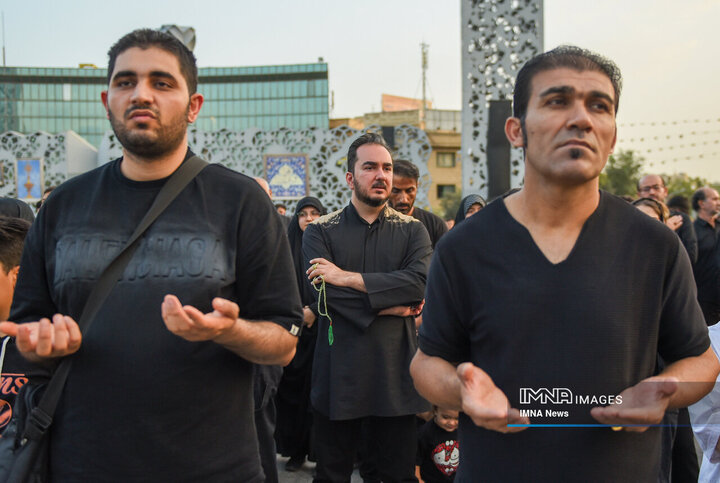 خیمه سوزان میدان امام حسین علیه السلام