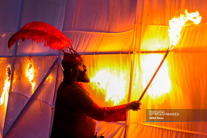 خیمه سوزان میدان امام حسین علیه السلام