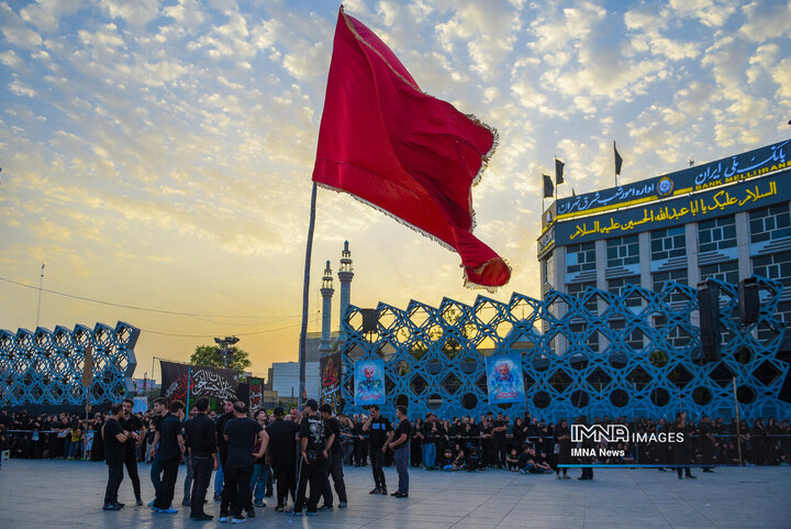 خیمه سوزان میدان امام حسین علیه السلام