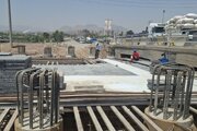 پیشرفت ۷۸ درصدی پروژه تعریض پل روی زاینده‌رود در حلقه چهارم ترافیکی اصفهان