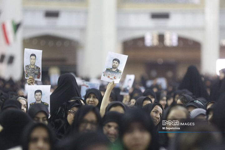 مراسم بزرگداشت شهدای اقتدار ایران در تبریز