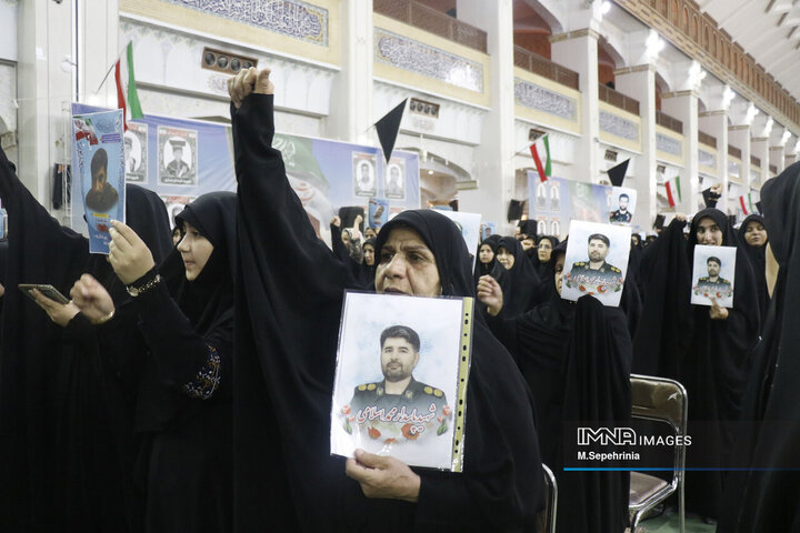 مراسم بزرگداشت شهدای اقتدار ایران در تبریز