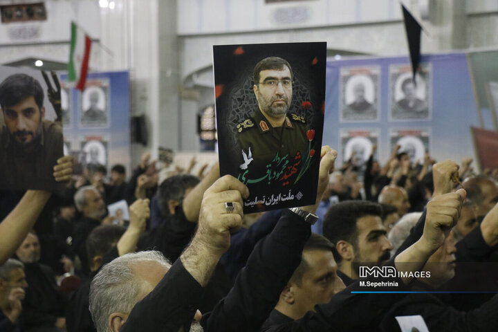 مراسم بزرگداشت شهدای اقتدار ایران در تبریز