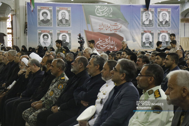 مراسم بزرگداشت شهدای اقتدار ایران در تبریز