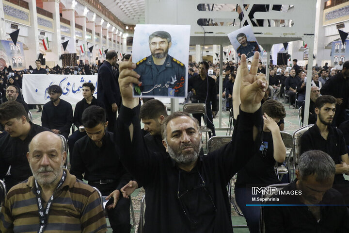 مراسم بزرگداشت شهدای اقتدار ایران در تبریز